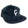 CULT CREW Hats<Corduroy C Cap / black
