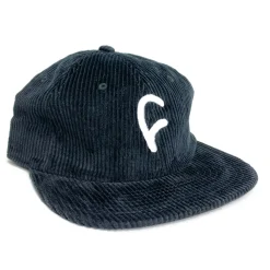 CULT CREW Hats<Corduroy C Cap / black