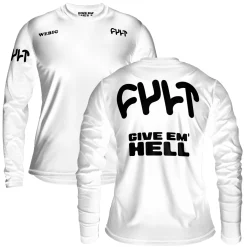 CULT CREW Tops<Cult x Webig Race Jersey / KIDS / white