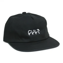 CULT CREW Hats<Logo Cap / black