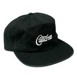 CULT CREW Hats<Script Cap / black