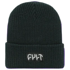 CULT CREW Hats<Witness Beanie / ribbed black