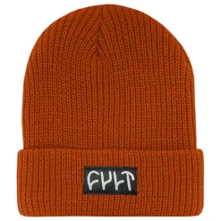 CULT CREW Hats<Witness Beanie / ribbed burnt orange