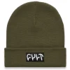 CULT CREW Hats<Witness Beanie / tight knit army green